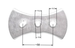 Adapter kosiarki Cedrus KCL19;19SP;21SP KCL16B-36