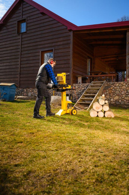 CEDRUS LS06 HYDRAULIC ELECTRIC WOOD SPLITTER CEDRUS LS06V VERTICAL CHIPPER PRESSURE 7 TON CEDLS06V - EWIMAX - OFFICIAL DISTRIBUTOR - AUTHORIZED CEDRUS DEALER