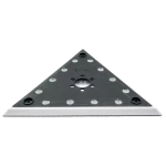 #70 TRIANGULAR DISC WITH VELCRO FOR PLASTER GRINDER, GIRAFFE DEDRA DED7758
