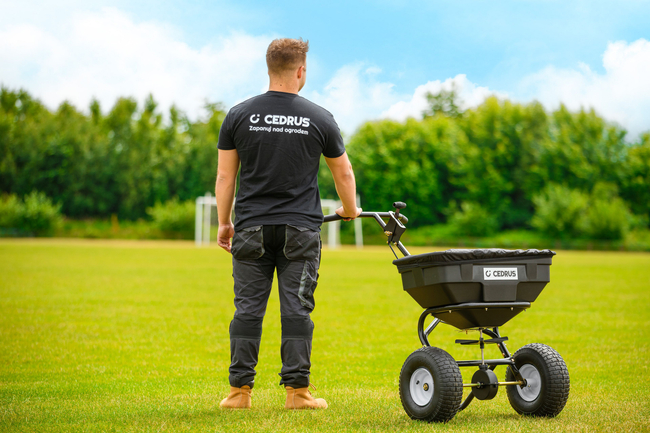 CEDRUS SP31515A GARDEN SEED DRILLER pro hnojení semen hnojivo sůl písek 56kg / 60L