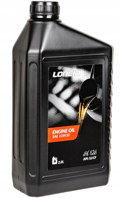 LONCIN ENGINE OIL 10W-30 2L FOR MOWER TREATERS AGGREGATES SOILWASHERS NAC,OLEO-MAC,STIHL,B&S Briggs & Stratton,HONDA,SUBARU etc. for four-stroke engines LO50003 - EWIMAX - OFFICIAL DISTRIBUTOR - AUTHORIZED DEALER LONCIN