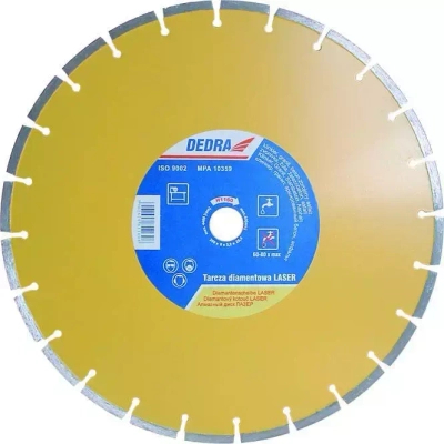 LASER DIAMOND BLADE FOR CONCRETE, GRANITE, CLINKER, ASPHALT DEDRA H1161-45 450MMX25.4MM