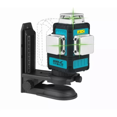 DEDRA SAS+ALL DED6910 Multilaser 3D poziomica laserowa zielony laser OSRAM niwelator