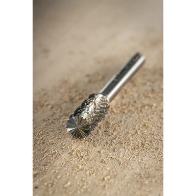 Dedra 07F612 Frez trzpieniowy walcowy B12x25mm 6mm do metalu, pilnik obrotowy