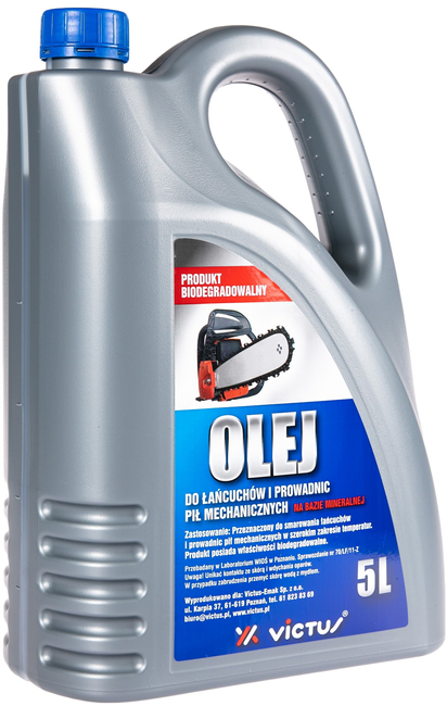 VICTUS 5L CHAIN AND BAR LUBRICATING OIL FOR SAWS SAWS CUTTERS - EWIMAX-OFFICIAL DISTRIBUTOR - AUTHORIZED OLEO MAC DEALER 