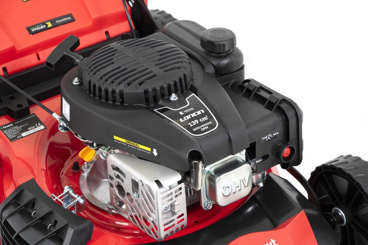 Silnik Loncin 139 cm3 w kosiarce Faworyt SHC46N139L-4W1