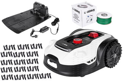 CEDRUS M10 AUTOMATIC MOW MOWING ROBOT 1000m2 - OFFICIAL DISTRIBUTOR - AUTHORIZED DEALER CEDRUS