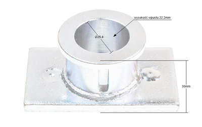 Adapter kosiarki Husqvarna Jet 55S;R52S 25.4 RO12728