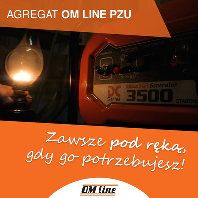 OLEO MAC OM LINE PZU 80E DAS AC GENERÁTOR 230V 400V se startérem AVR ESTART 6,5 KW - OFICIÁLNÍ DISTRIBUTOR - AUTORIZOVANÝ PRODEJCE OLEO MAC