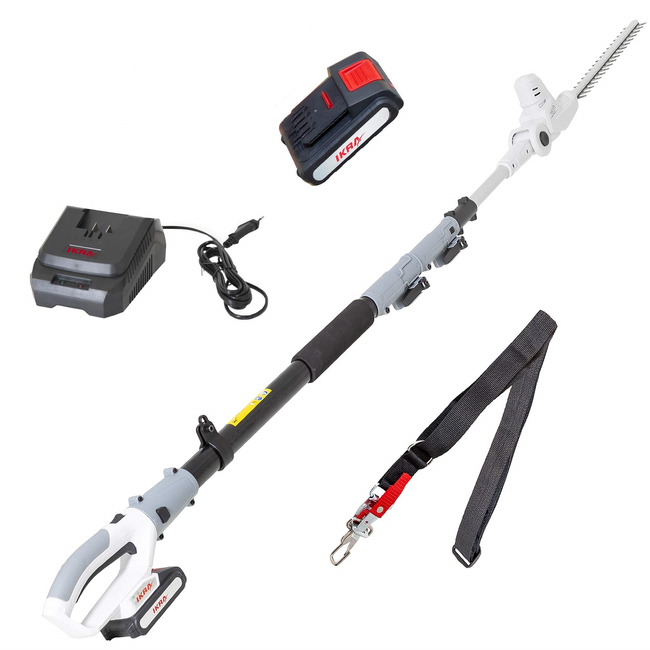 IKRA ICPH 2040 SEKATOR NOŻYCE DO ŻYWOPŁOTU AKUMULATOROWE NA WYSIĘGNIKU 20V PREMIUM OB-IKRICPH2040 EWIMAX - OFICJALNY DYSTRYBUTOR - AUTORYZOWANY DEALER IKRA