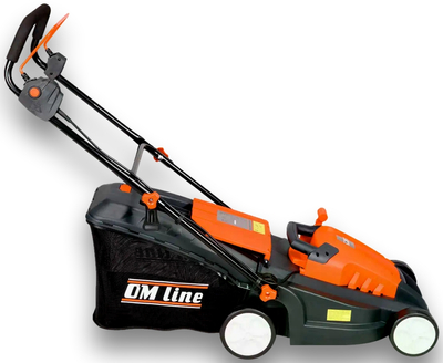 OLEO MAC OM-LINE E1600 ELECTRIC DROPPING LAWN MOWER INDUCTIVE MOTOR COPPER 1600W / 38cm OB-CNEE1600 - OFFICIAL DISTRIBUTOR - AUTHORIZED DEALER OLEO-MAC