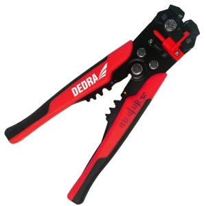 DEDRA 1269A1 Automatyczny ściągacz izolacji i zaciskarka do przewodów 0,2-6 mm², 231 el.