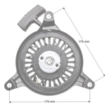 Kohler starter XT675;775 kpl. 520071