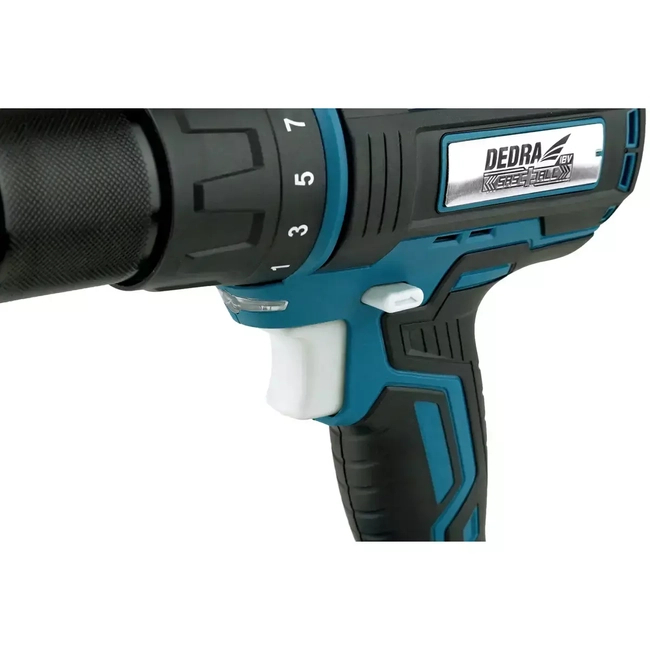 CORDLESS DRILL, SCREWDRIVER 18V, DEDRA SAS+ALL DED7142 50NM, 13MM WITH IMPACT FUNCTION, BRUSHLESS