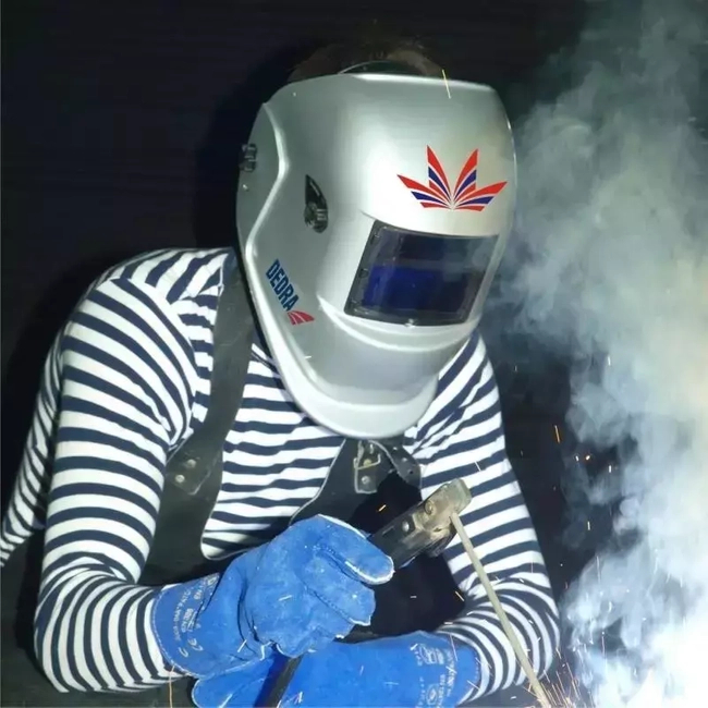 DEDRA DES003 2-FUNCTION SELF-DARKENING WELDING VISOR, VIEWFINDER: 98X43MM, 2 SENSORS