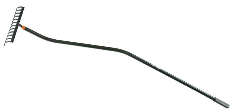 Fiskars Grabie ogrodowe ergonomiczne 1004809 – stalowe grabie do liści i gleby