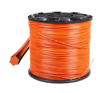 Żyłka tnąca 2.4/8kg gwiazdka pomarańcz ACC0176