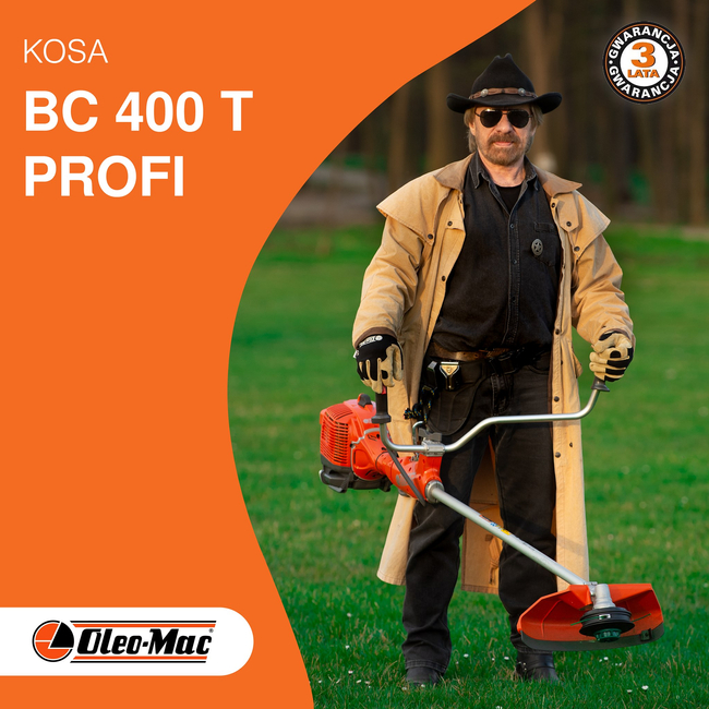 OLEO MAC BC 400 T PROFI PETROL GRASS CUTTER PROFESSIONAL TRIMMER POWER 2.5 KM PREMIUM CLASS 61429002E2 EWIMAX-OFFICIAL DISTRIBUTOR - AUTHORIZED OLEO-MAC DEALER