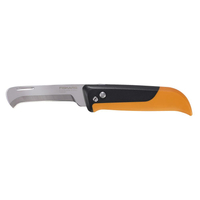 Fiskars Nóż składany X-series K80 1062819 – nóż ogrodniczy ze stali nierdzewnej