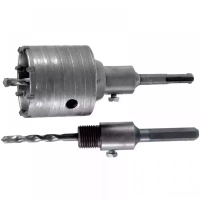 DEDRA DED1505-2 Wiertło koronkowe/otwornica 65 mm HM SDS+ HEX do betonu i puszek