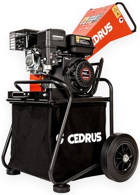 Cedrus RB01C Rozdrabniacz Spalinowy Rębak Do Gałęzi 5 cm Loncin 6,5 KM 65 L