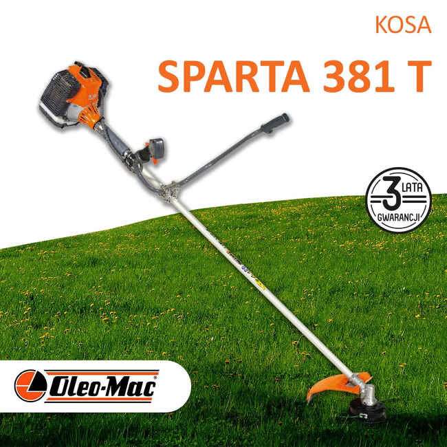 OLEO MAC SPARTA 381 T BENZÍNOVÁ TRAVNÍ SEKAČKA VYŽÍNAČ 2KM PREMIUM 61339070E2 EWIMAX-OFICIÁLNÍ DISTRIBUTOR - AUTORIZOVANÝ PRODEJCE OLEO-MAC