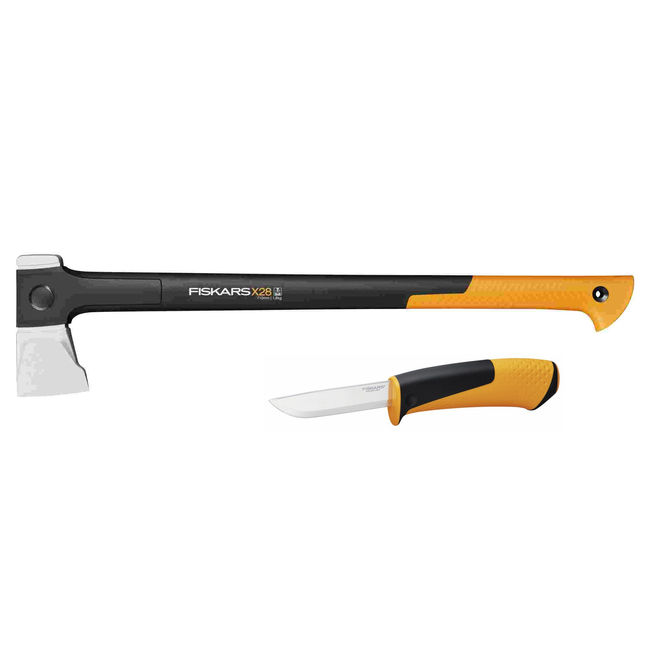 X28 splitting axe, M X-series blade with universal knife Hardware - built-in sharpener 1075434