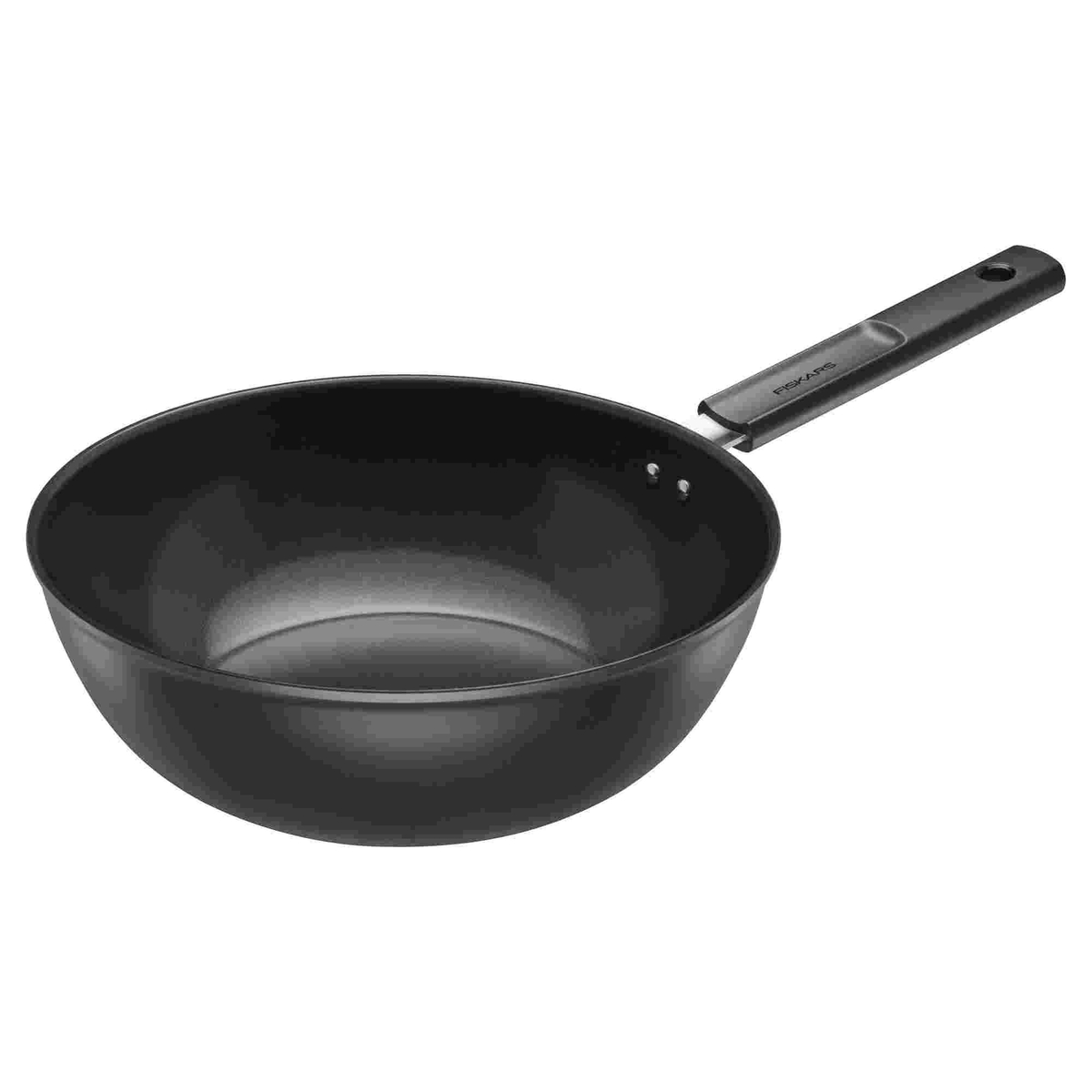 Fiskars Hard Face 1075523 wok 28 cm 4,5 l z powłoką nieprzywierającą