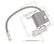 B&S horizontal shaft OHV Mod 11; 12; 15; 12 and 15 Snow ignition module 490011