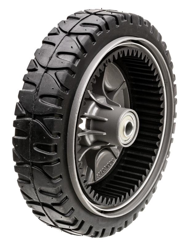 Koło tylne 9” Weibang WB537SCV AL 2018 – widok wewnętrzny z piastą i wieńcem napędowym