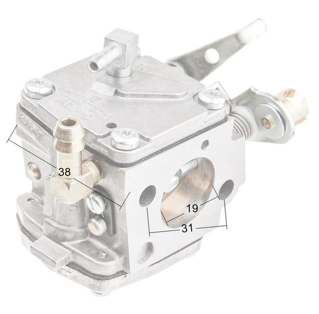Wacker BS-104Y carburetor HS-235B rammers