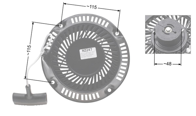 NAC starter DY market mowers NZ247