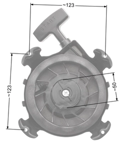 B&S 8HP Industrial Plus starter zam zam. 693900 390391 NZ540