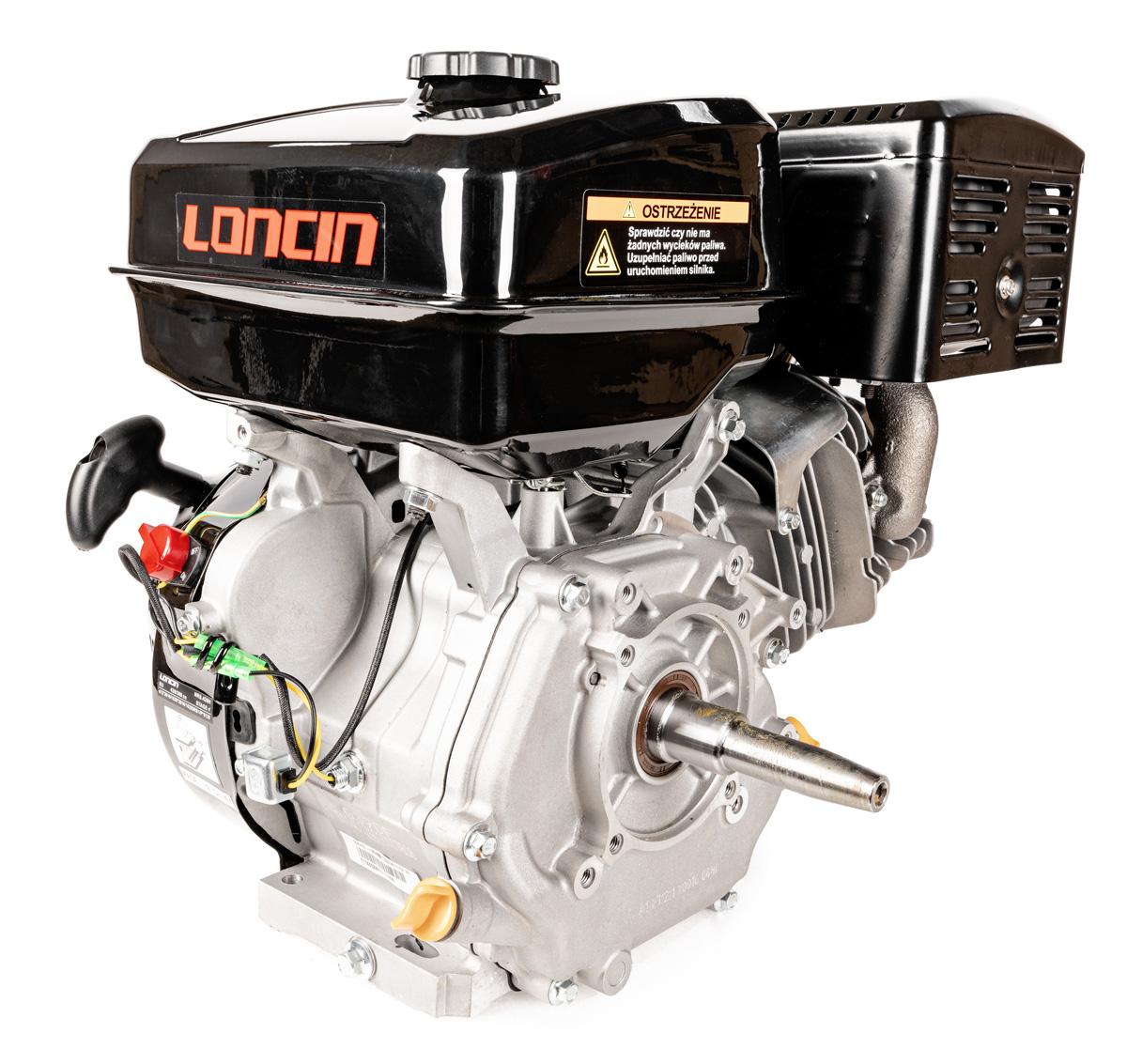Silnik Loncin G390F-L widok z wałem poziomym