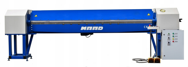 MAAD ZGM-3000/1.25 ZAGINARKA GIĘTARKA KRAWĘDZIARKA DO BLACHY MECHANICZNA ELEKTRYCZNA MAAD ZGM-3000/1.25