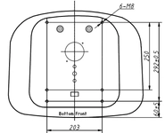 Siedzenie operatora 485x500x350 mm 170001