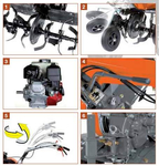 OLEO MAC MH 155 K POWER GARDEN SOIL CULTIVATOR MH155 2.4KM / 46CM PREMIUM CLASS 68569003E5 - OFFICIAL DISTRIBUTOR - AUTHORIZED OLEO-MAC DEALER