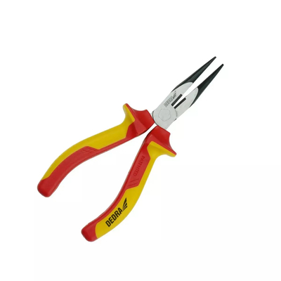 DEDRA 12V43 Szczypce wydłużone proste 160mm VDE 1000V, izolowane długie