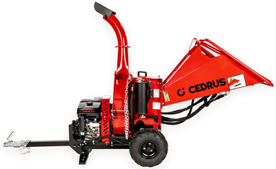 Cedrus RB05 PRO-HE Rębak Rozdrabniacz Spalinowy Do Gałęzi 15 KM 12 cm Hydrauliczny