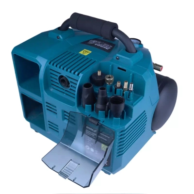 BATERIOVÝ KOMPRESOR, AKUMULÁTOROVÝ VZDUCHOVÝ KOMPRESOR 2X18V DEDRA SAS+ALL DED7077V NÁDRŽ 6L