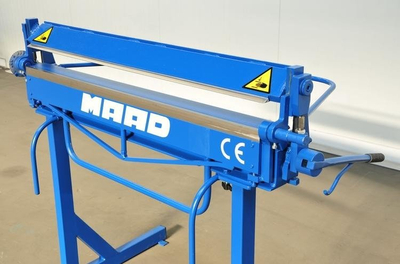MAAD ZG 1100 / 0.8 mm ZAGINARKA GIĘTARKA KRAWĘDZIARKA DEKARSKA DO BLACHY Z CIĘCIEM MAAD ZG-1100/0.8 mm