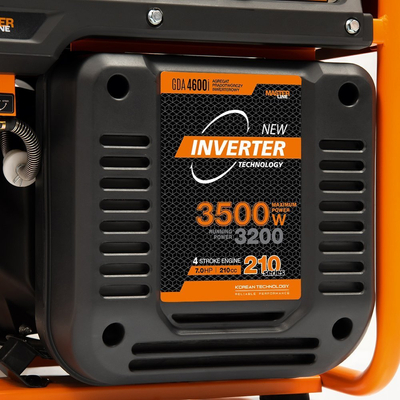 DAEWOO GDA 4600i AGREGAT INWERTOROWY GENERATOR PRĄDOTWÓRCZY 2x16A 3,5kW - OFICJALNY DYSTRYBUTOR - AUTORYZOWANY DEALER DAEWOO