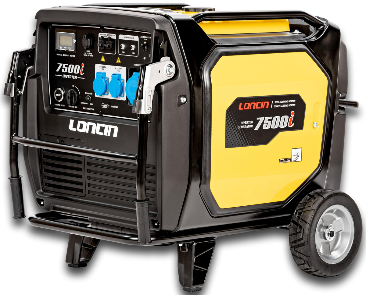 LONCIN LC7500I AGREGAT GENERATOR INWERTOROWY PRĄDOTWÓRCZY INWERTEROWY 230V 7.5 KW ESTART - ROZRUSZNIK Atlas Copco P6000I - EWIMAX - OFICJALNY DYSTRY
