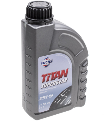 OLEJ PRZEKŁADNIOWY FUCHS TITAN SUPERGEAR 1L 80W90 np. do Glebogryzarki