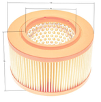 Vzduchový filtr Hatz 1D20 1D30 1D31 1D40 1D41 1D42 1D50 010154