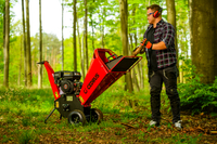 Cedrus RB02 rozdrabniacz spalinowy rębak do gałęzi 10 cm Loncin 6,5 KM