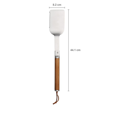 Szpatuła do grilla Fiskars Norden Grill Chef 1066425 stal nierdzewna drewno brzozowe