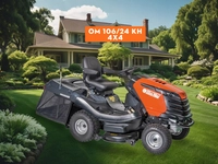 TRAKTOREK OLEO MAC OM 106/24 KH 4x4 PRO TRAKTOREK OGRODOWY KOSIARKA SAMOJEZDNA SPALINOWA DO TRAWY HYDROSTATIC OM106 102cm 2-cylindrowy seria PRO PREMIUM 68129099 - OFICJALNY DYSTRYBUTOR - AUTORYZOWANY DEALER OLEO-MAC