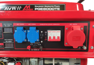 MASTERCUT PGE8000TE GENERÁTOR ENERGIE 6,5KW 230/400V 18KM ESTART