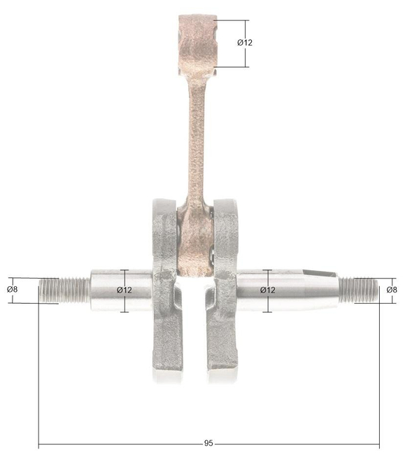 Klikový hřídel Kawasaki TH34 49119-2190